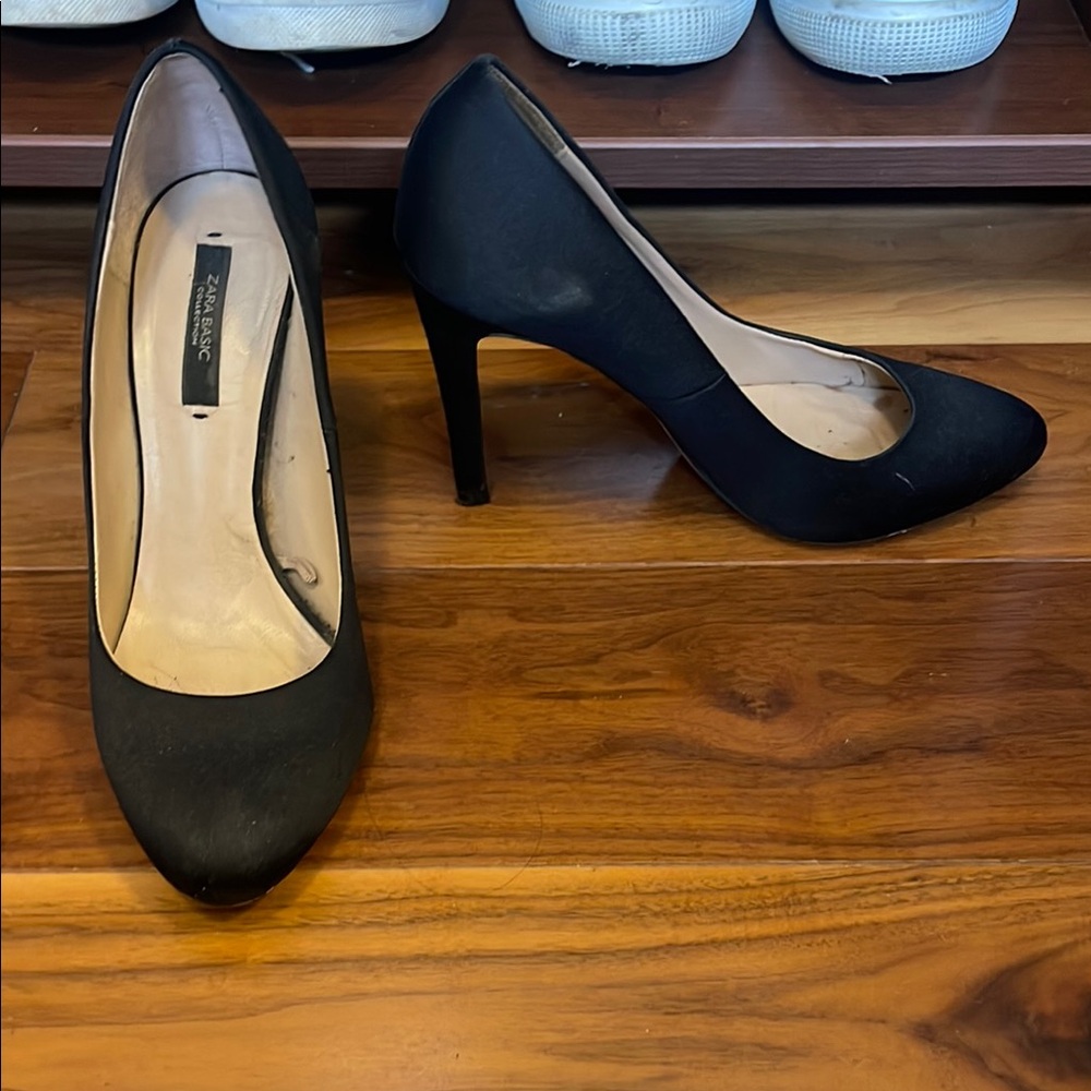 Zara Black Heels